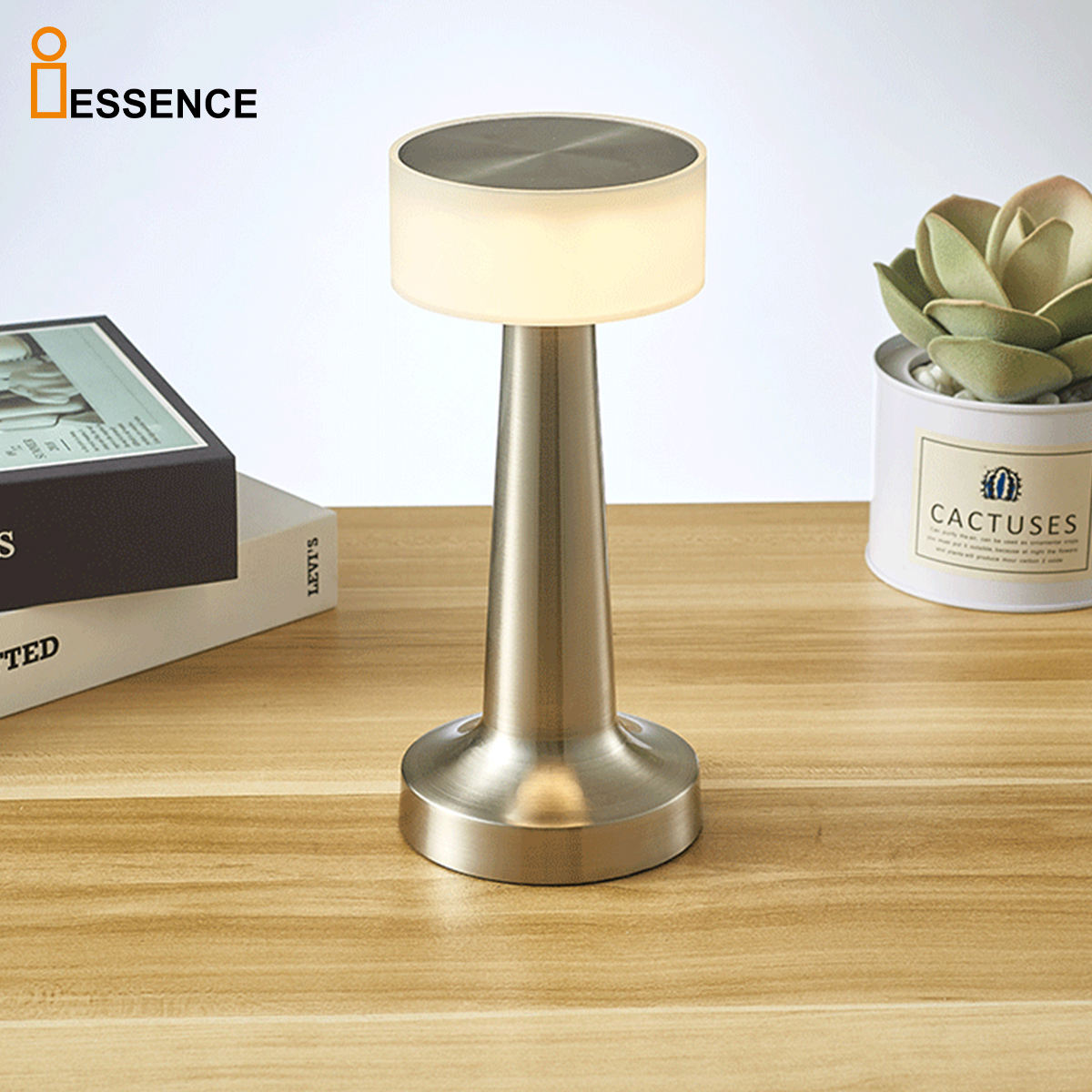 LAMPARA LED PORTATIL METAL BRILLO DECORACION RETRO LAU - 6