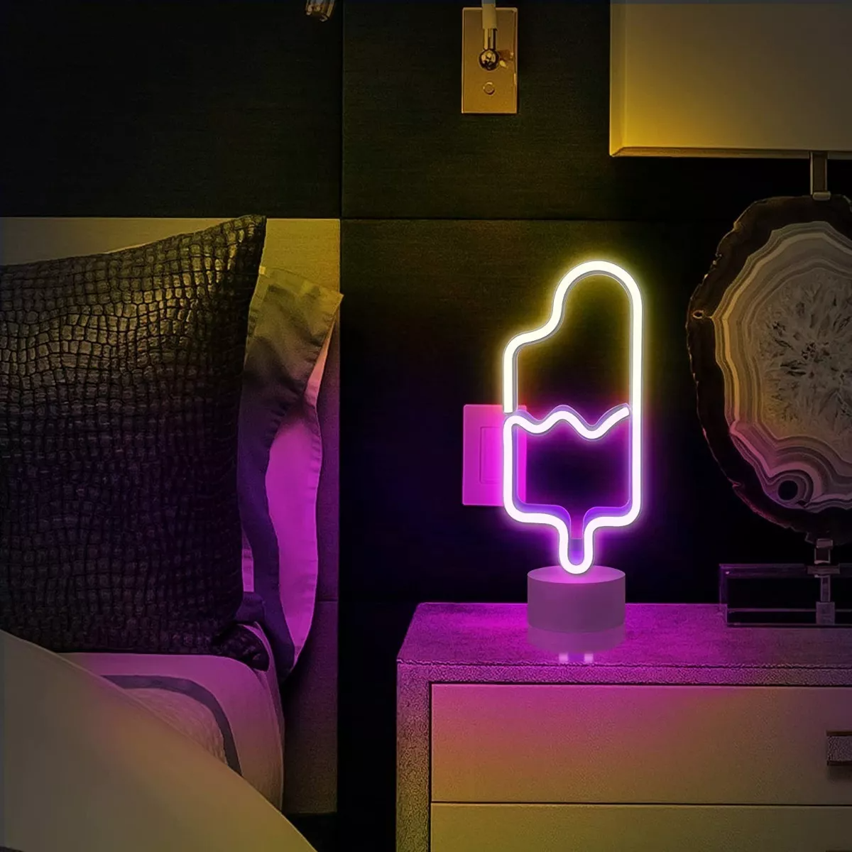 LAMPARA PALETA LED NEON DECORATIVA FIESTA HABITACION NIÑOLAU - 7