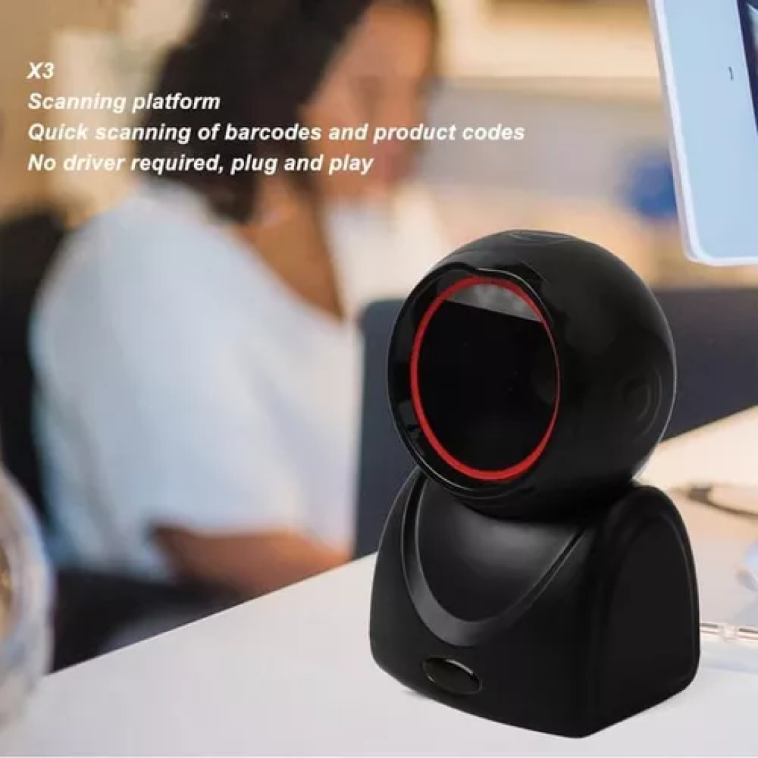 LECTOR CODIGOS BARRA ESCANER LASER ESCRITORIO USB LAU - 4