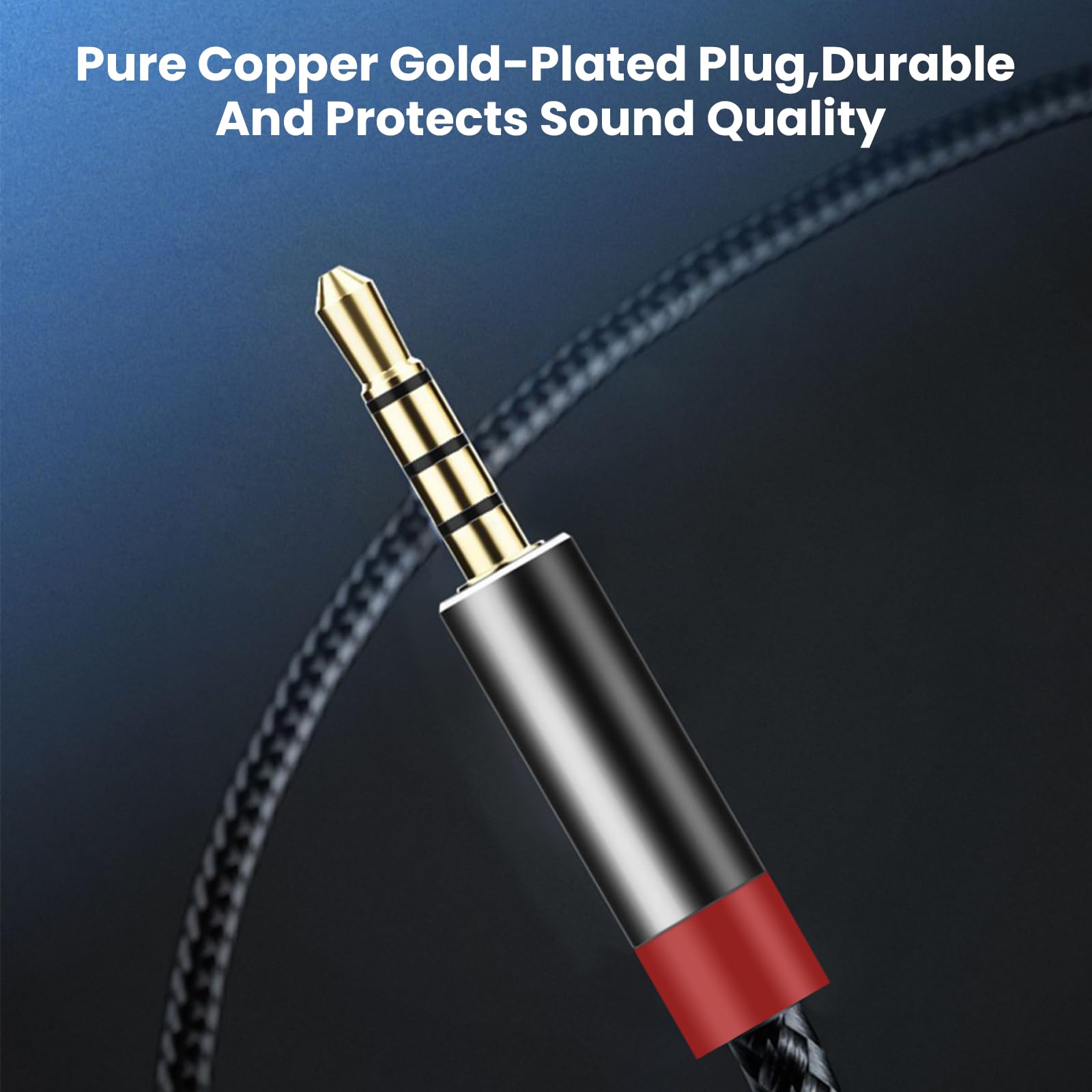 CABLE AUDIO AUXILIAR MUSICA TELEFONO TABLET PARLANTE LAU - 1
