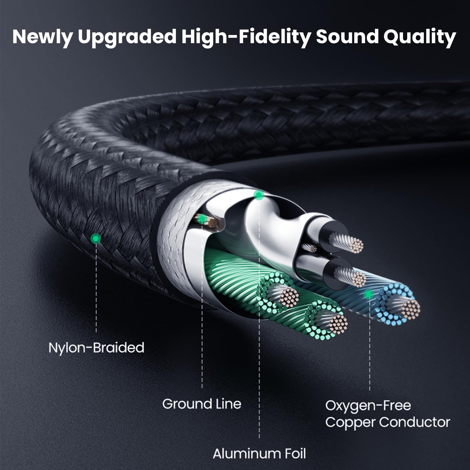 CABLE AUDIO AUXILIAR MUSICA TELEFONO TABLET PARLANTE LAU - 7