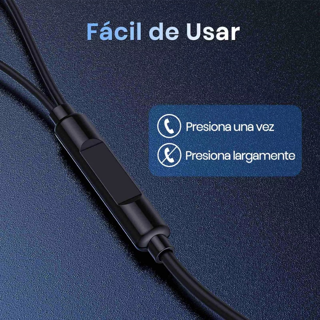 AURICULARES AUDIFONOS MANOS LIBRES CELULARES CALIDAD LAU - 8