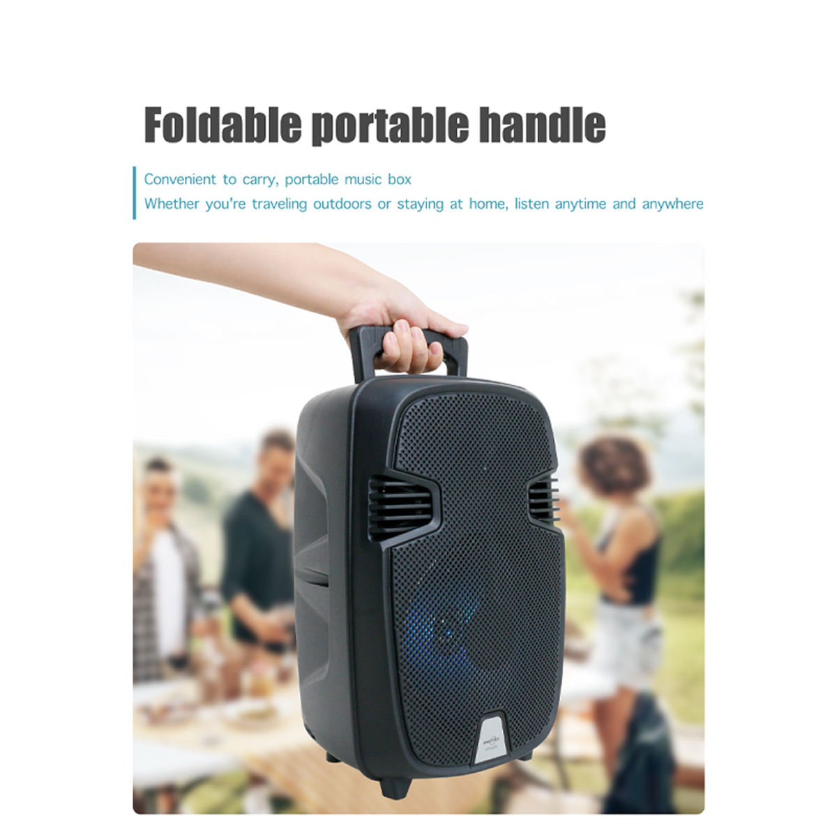 PARLANTE RECARGABLE CABINA SONIDO CALIDAD BLUETOOTH LAU - 5