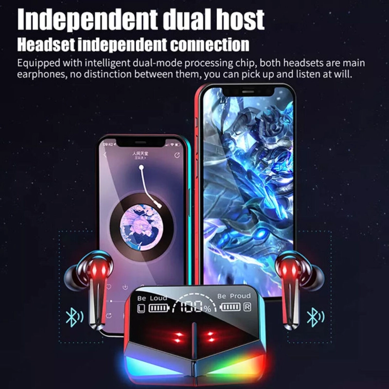 AUDIFONOS GAMMER INALAMBRICOS BLUETOOTH LAU - 5