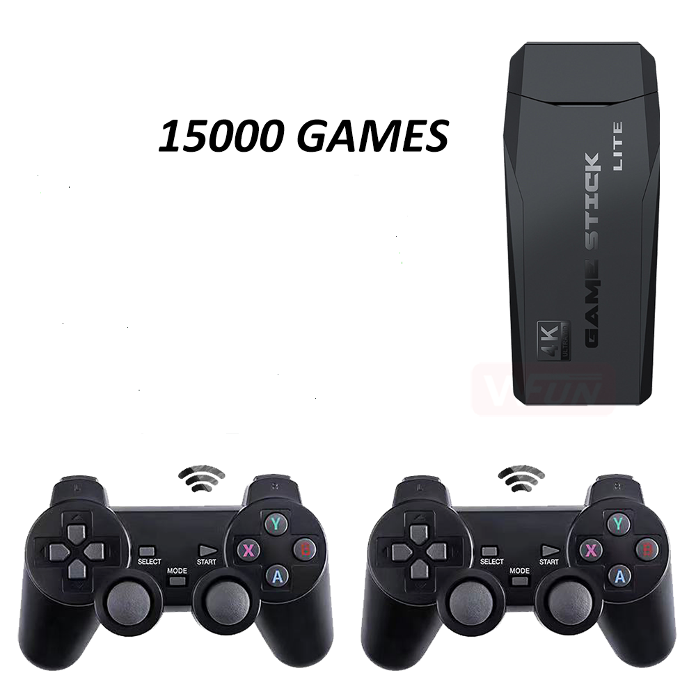 CONSOLA VIDEOJUEGO RETRO CONTROLES INALAMBRICOS LAU - 3