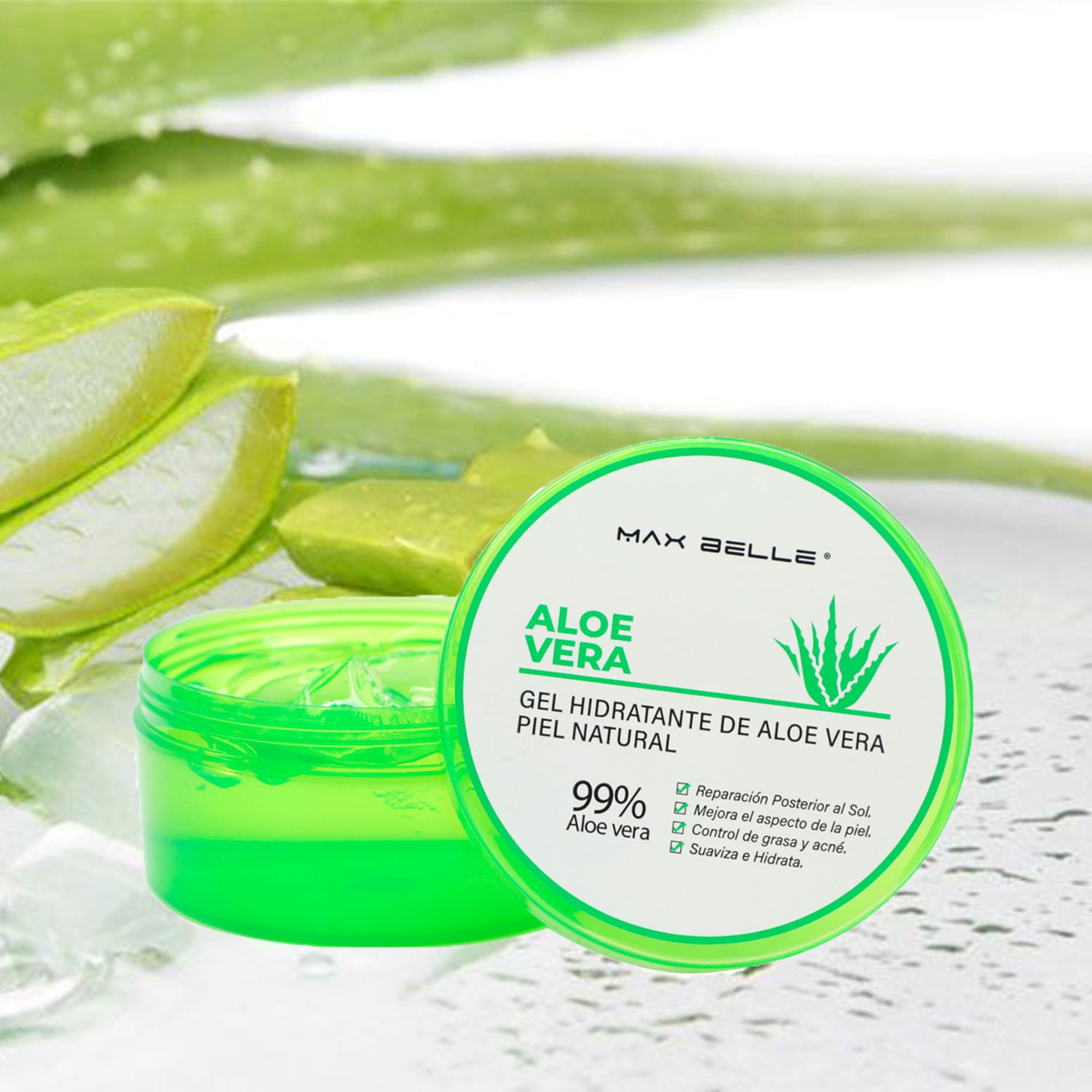 SKINCARE COMBO BELLEZA SERUM HIDRATANTE FACIAL ALOE VERA 7P - 5