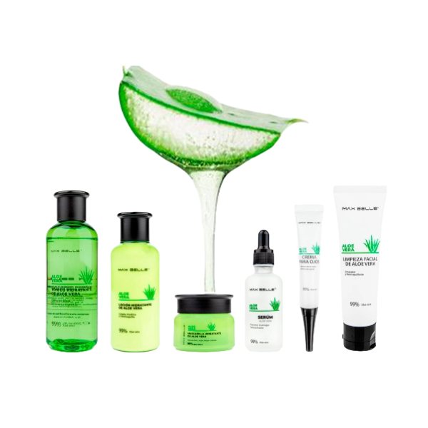 KIT SKINCARE FACIAL HIDRATANTE ANTIEDAD ALOE VERA PIEL MIXTA - 1