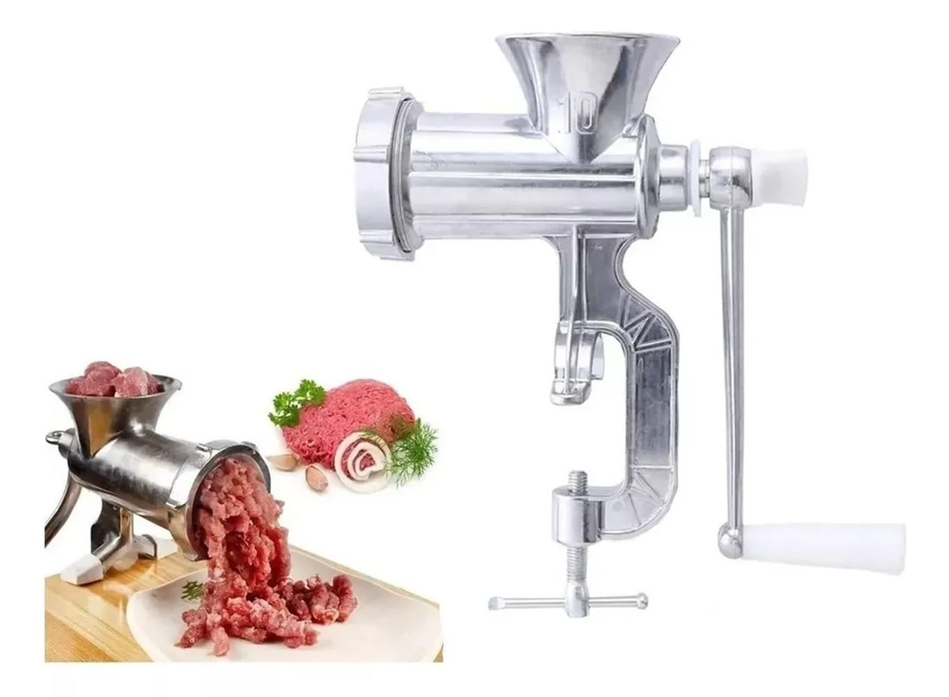 MOLEDORA CARNE MANUAL MANIVELA DISEÑO COCINA IDEAL JER - 5