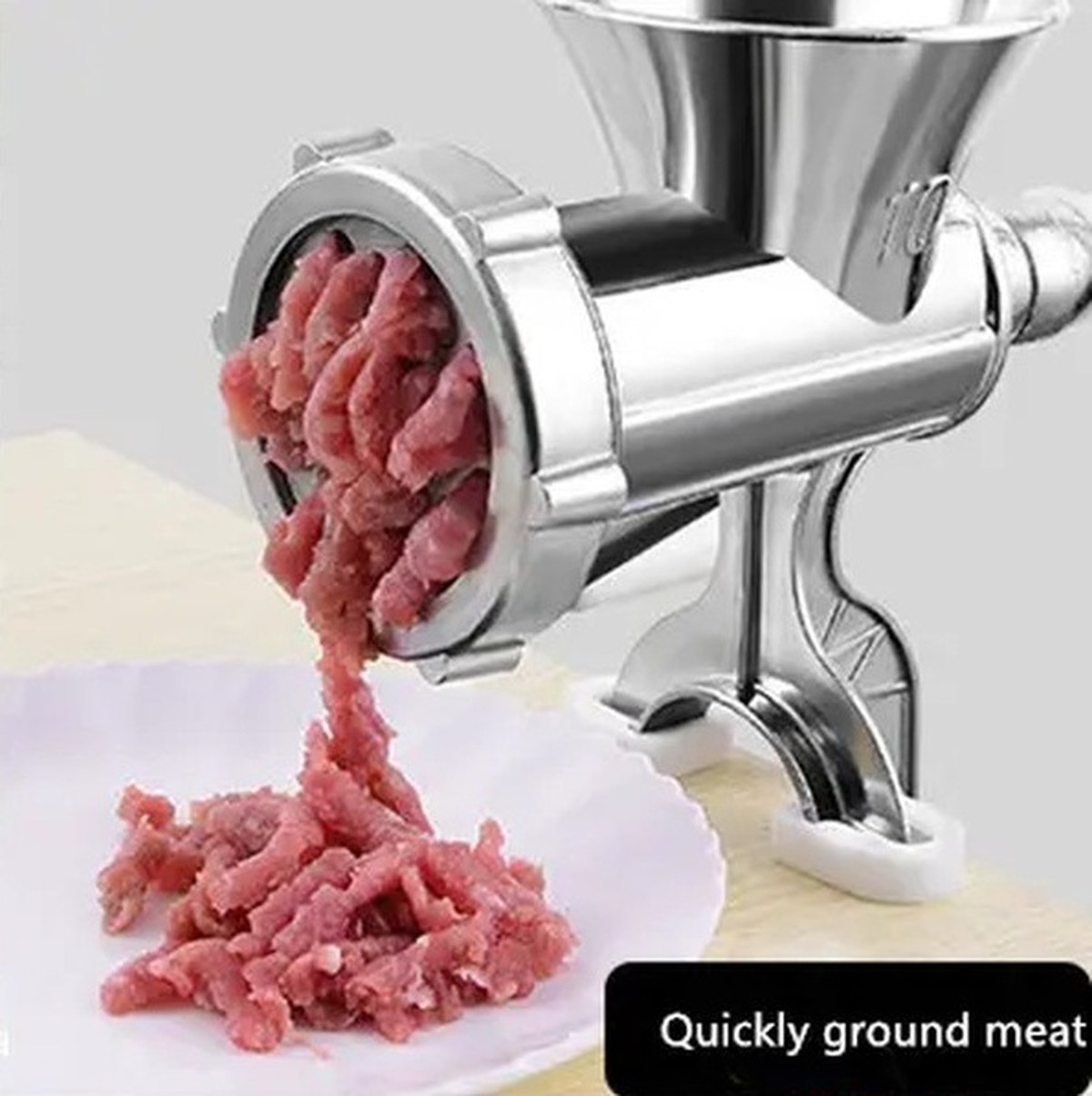 MOLEDORA CARNE MANUAL MANIVELA DISEÑO COCINA IDEAL JER - 7