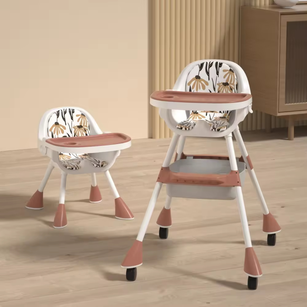 SILLA COMER BEBÉ ALTURA AJUSTABLE RESPALDO DESMONTABLE JER - 3