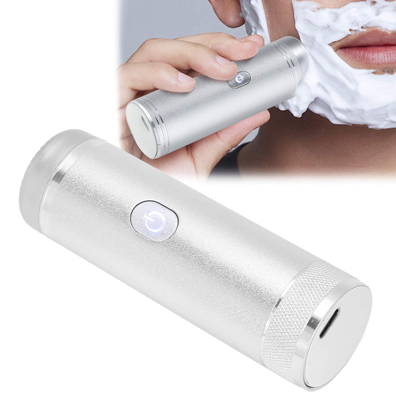 AFEITADORA HOMBRE PORTATIL LAVABLE RECARGABLE BARBA JER - 3