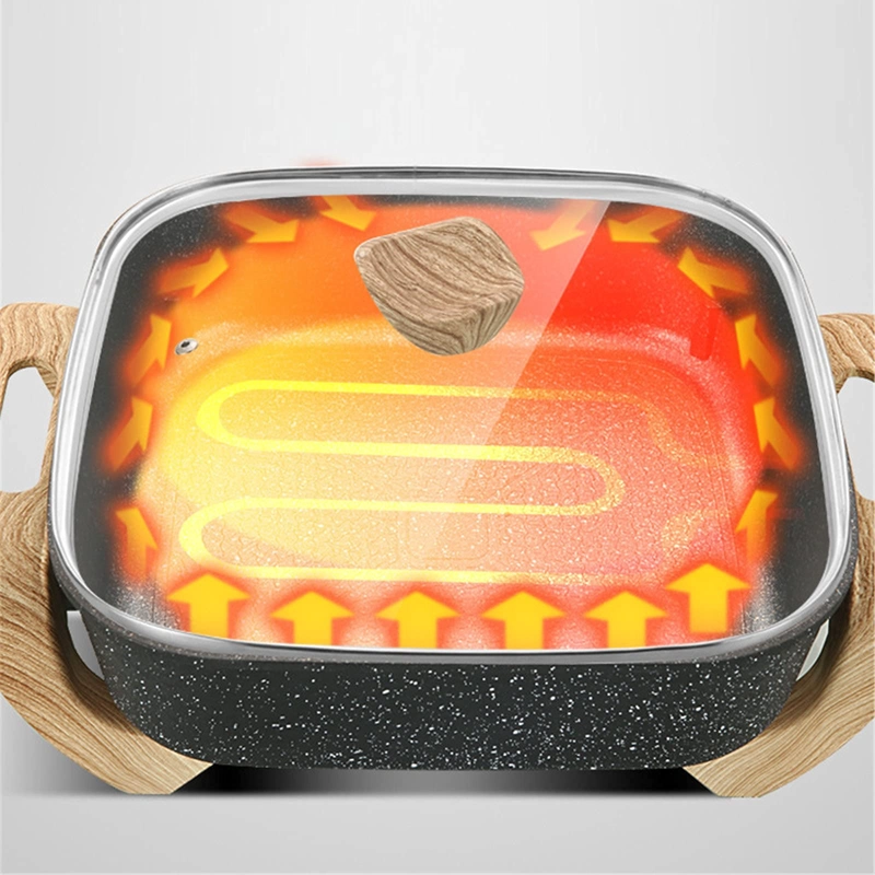 OLLA SARTEN ANTIADHERENTE VAPOR 1200W COCINAR LAU - 4