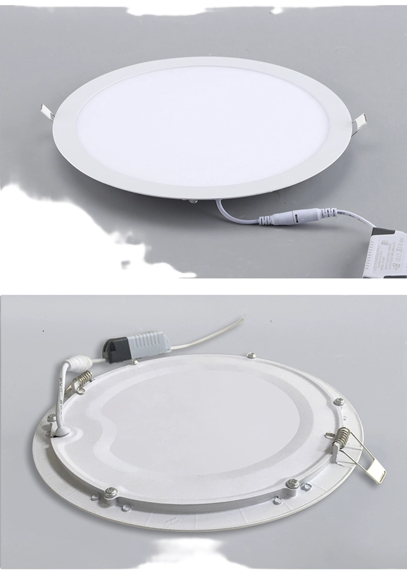 LAMPARA PANEL LED SUPERFICIAL CUADRADA REDONDA 24W LAU - 3