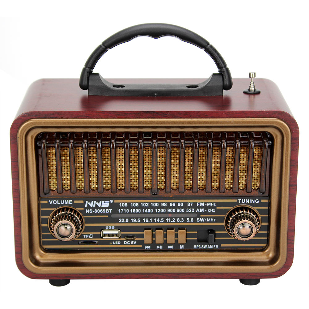 PARLANTE RADIO RETRO VINTAGE INALAMBRICO BLUETOOTH LAU - 1