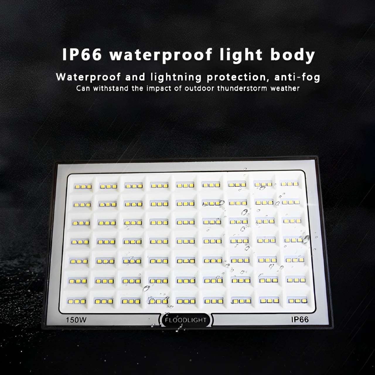 REFLECTOR LED EXTERIOR 150W HOGAR JARDIN ALUMBRADO LAU - 6