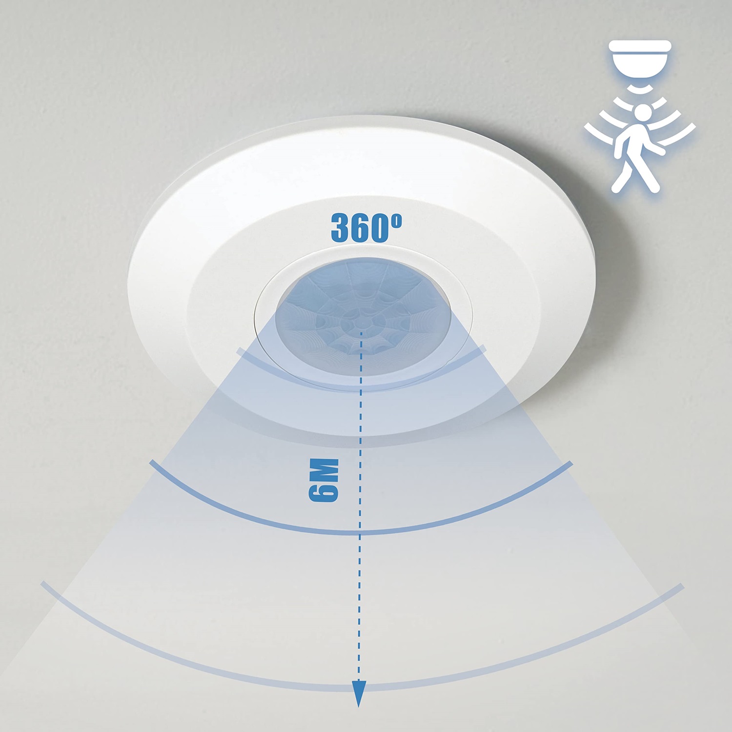 SENSOR MOVIMIENTO LED 2000W ANGULO 360 LAU - 3
