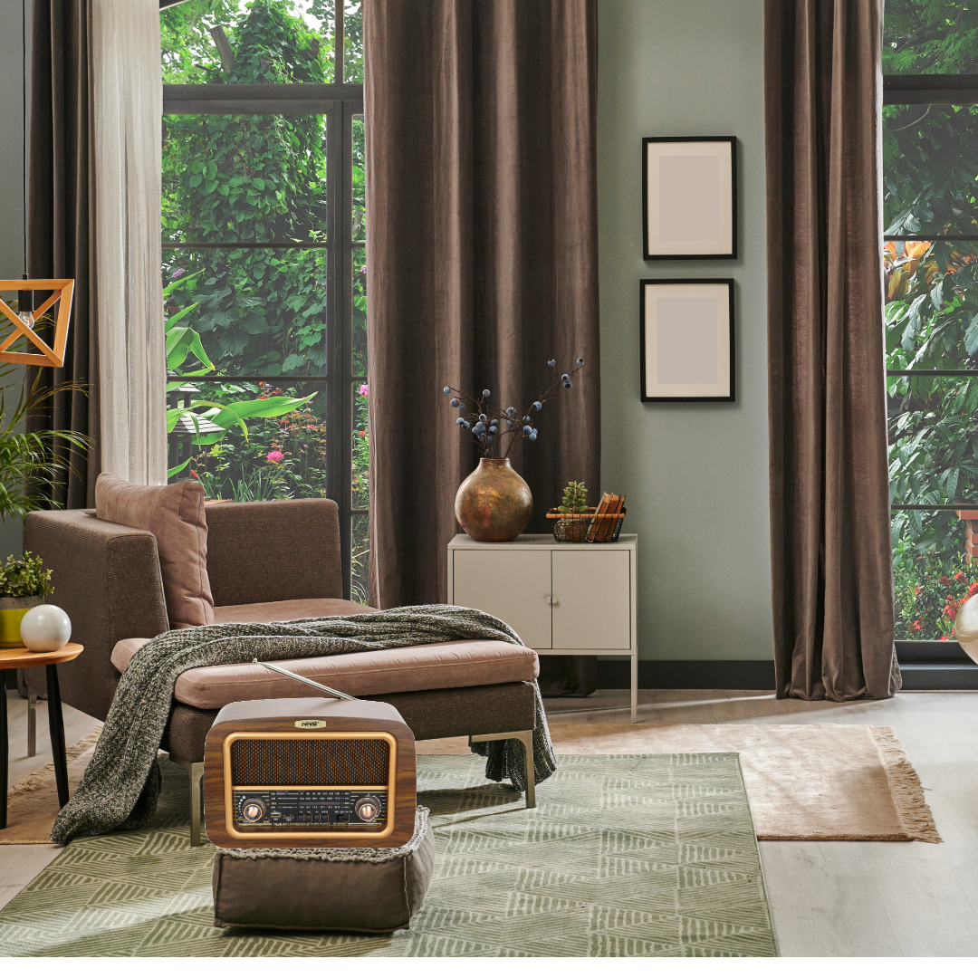 PARLANTE RADIO VINTAGE BLUETOOTH RETRO AUDIO LAU - 3