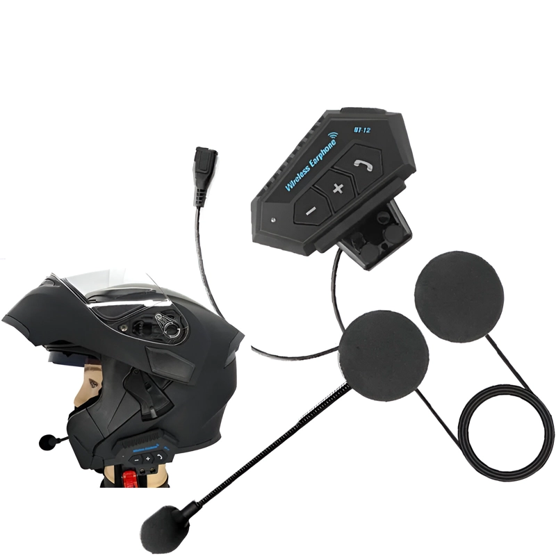 AUDIFONOS CASCO MOTOS INTERCOMUNICADORES BLUETOOTH LAU - 1