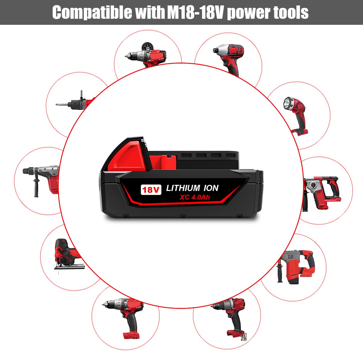 BATERIA REPUESTO HERRAMIENTAS ELECTRICAS LAU - 6