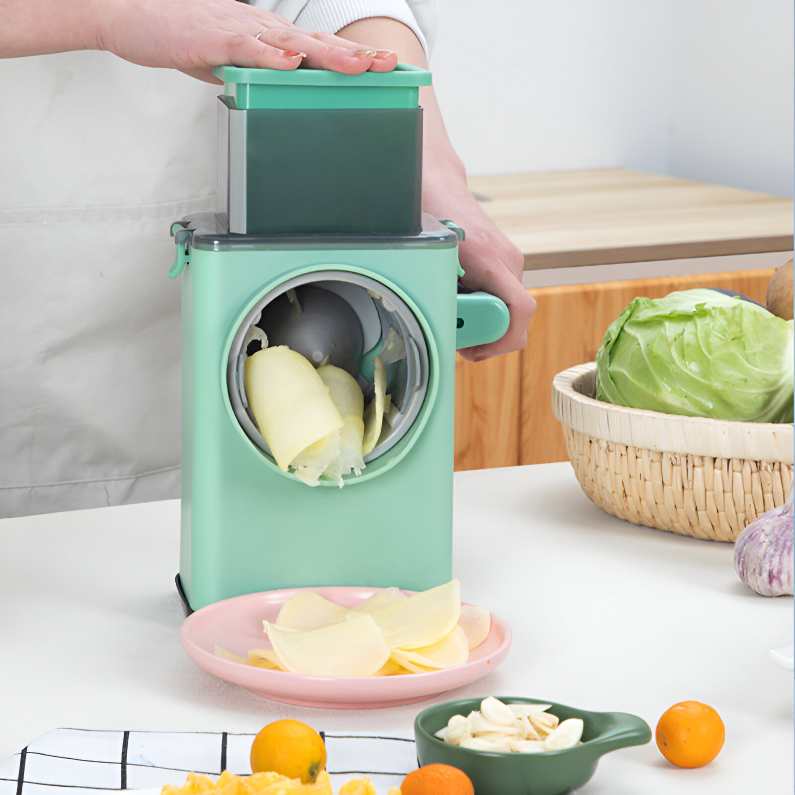 PROCESADOR ALIMENTOS RALLADOR CORTADOR REBANAOR LAU - 5