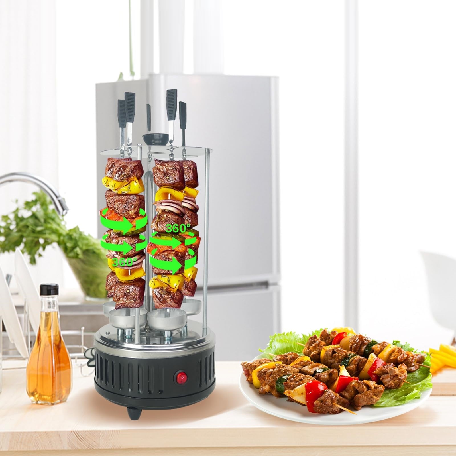 HORNO GIRATORIO VERTICAL ENCIMERA ASADORA SHAWARMA LAU - 4