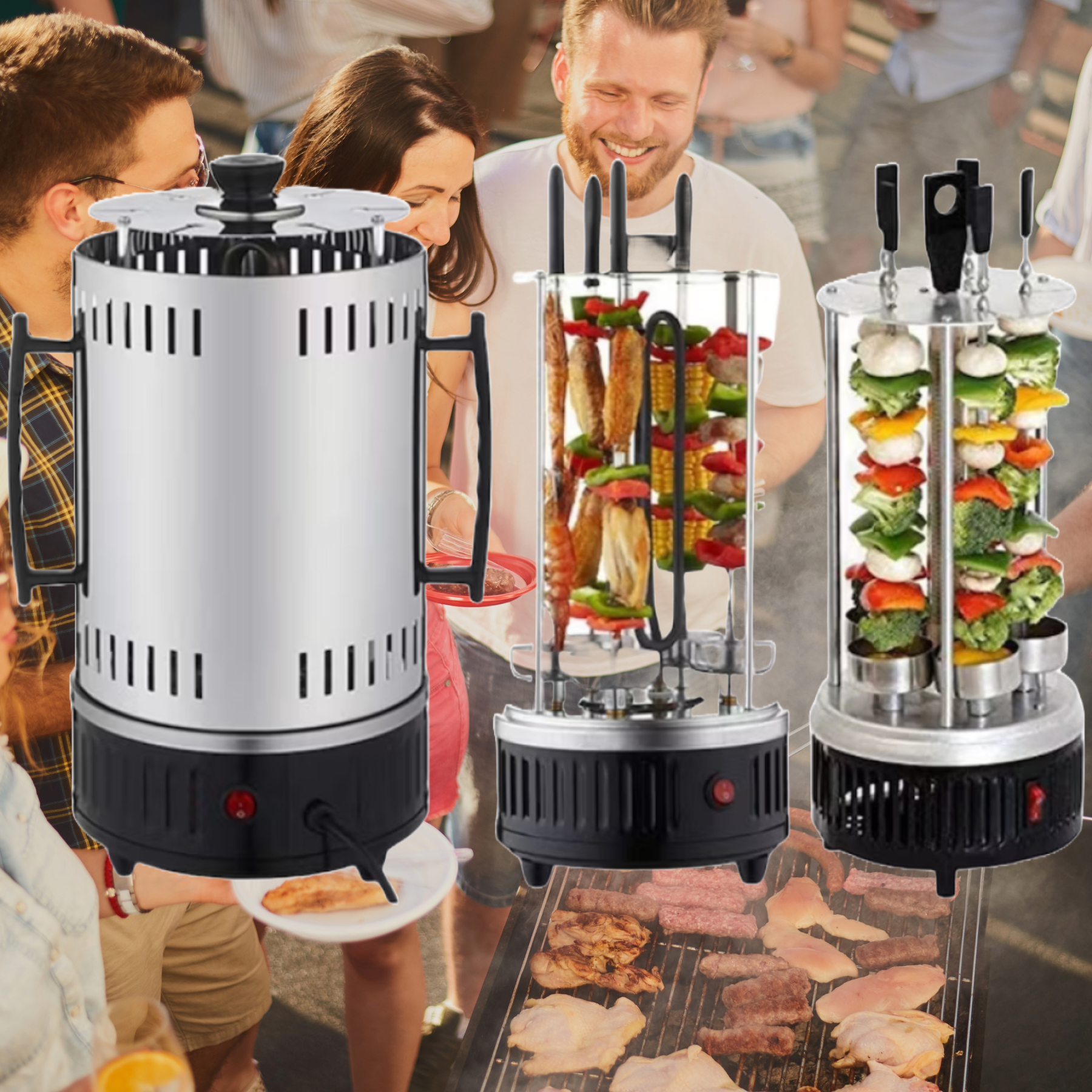HORNO GIRATORIO VERTICAL ENCIMERA ASADORA SHAWARMA LAU - 8