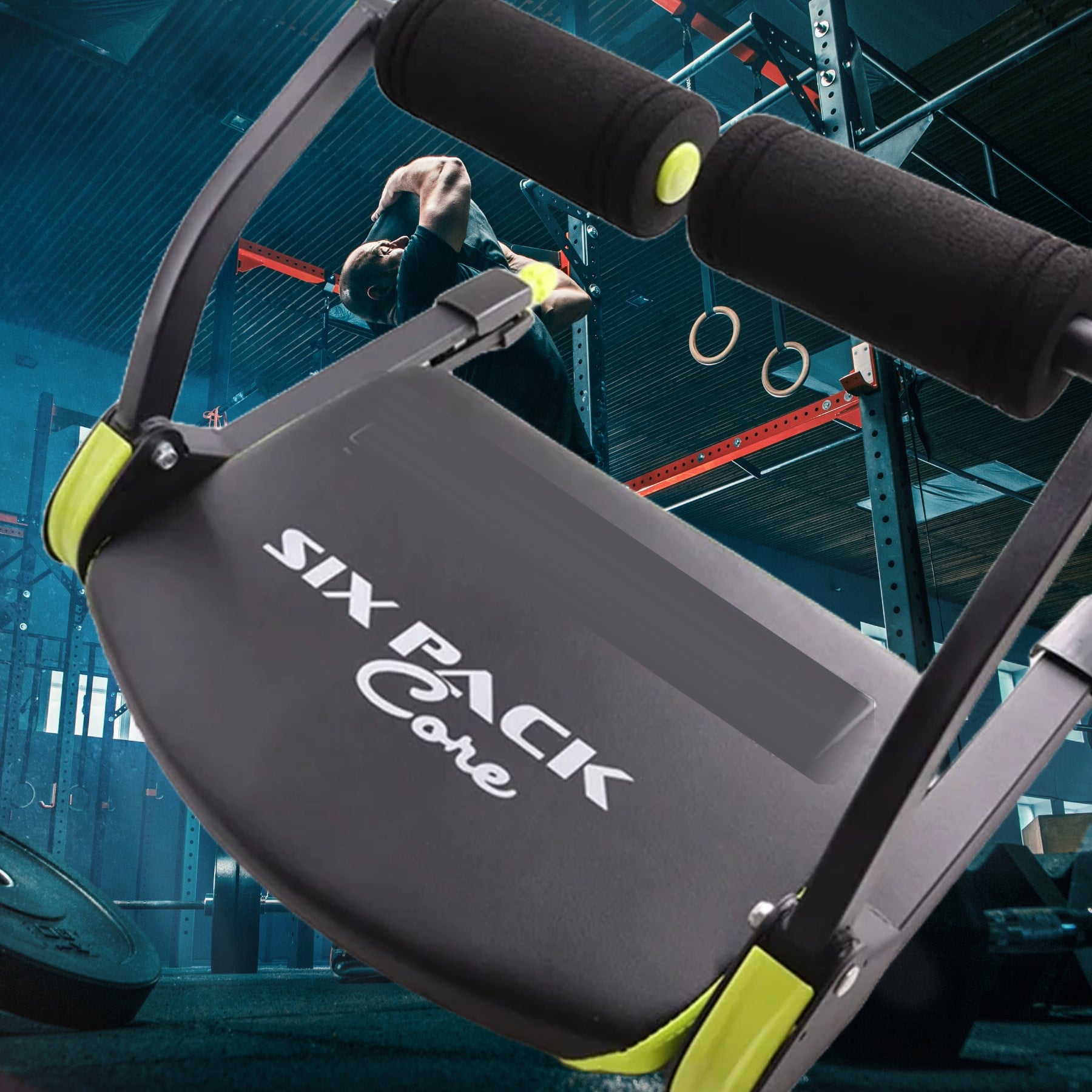 MAQUINA ABDOMINALES ENTRENAMIENTO EJERCICIOS 6EN1 HOGAR LAU - 6