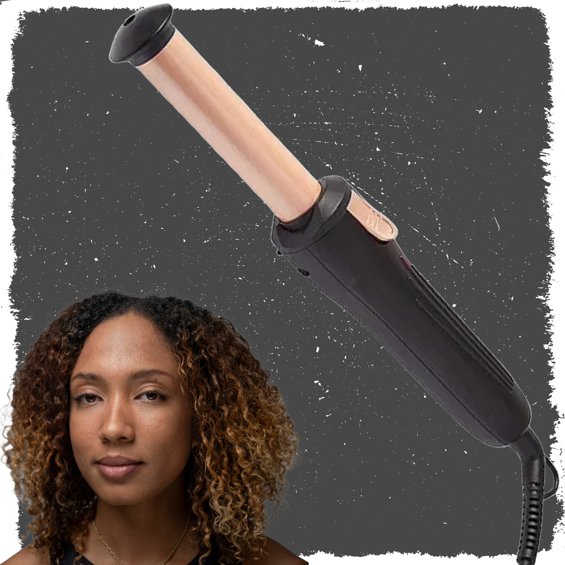 RIZADOR ONDULADOR CABELLO TELESCOPICO PORTATIL LAU - 8