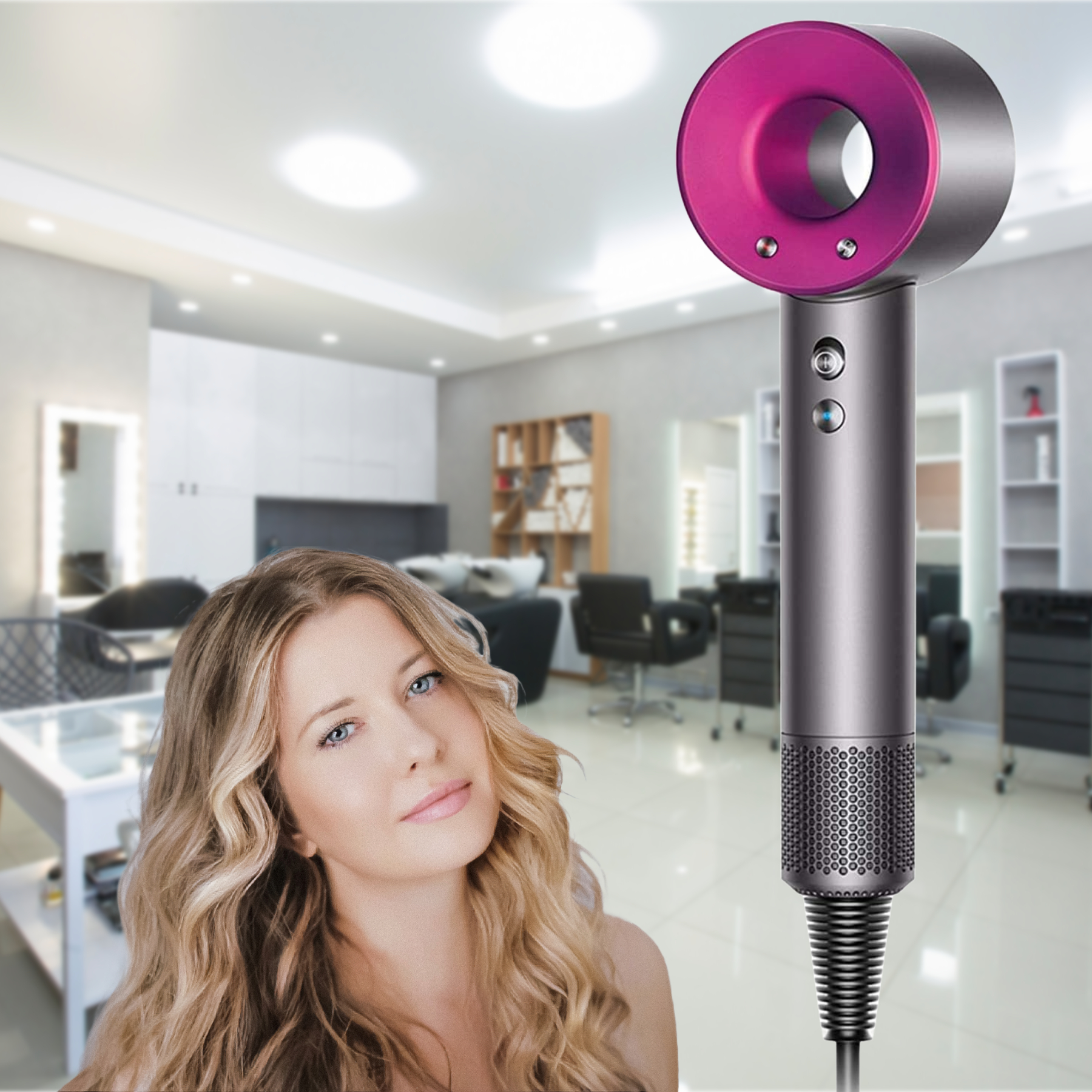 SECADOR CABELLO SUPERSÓNICO SENCILLO PEQUEÑO LAU - 6