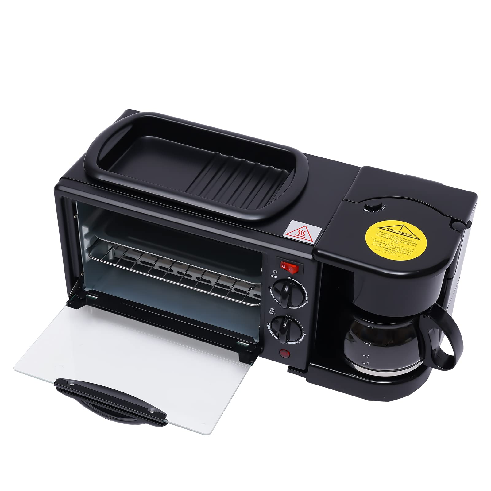 MINI HORNO DESAYUNO MÁQUINA 3 EN 1 DESAYUNO LAU - 1