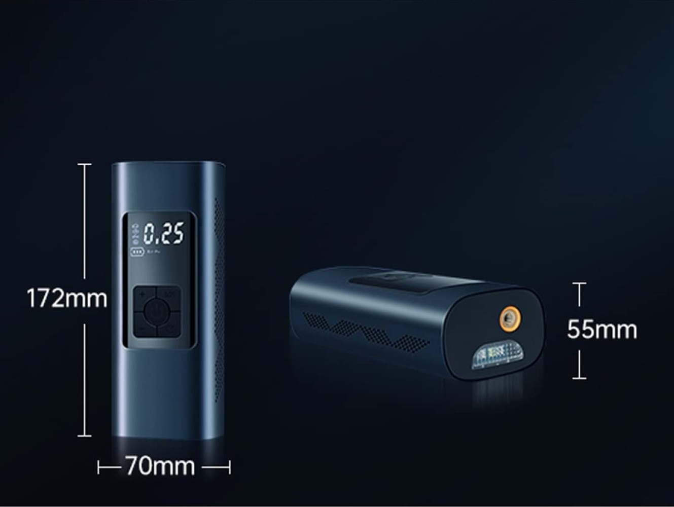 COMPRESOR PORTÁTIL 12V NEUMATICOS POWERBANK LINTERNA LAU - 4