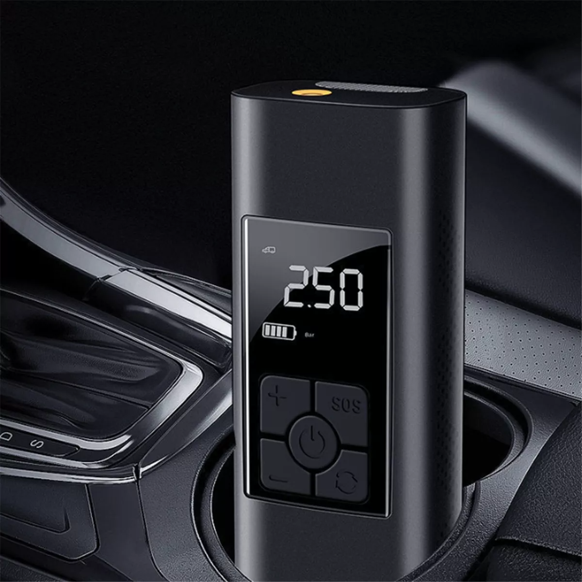 COMPRESOR PORTÁTIL 12V NEUMATICOS POWERBANK LINTERNA LAU - 7