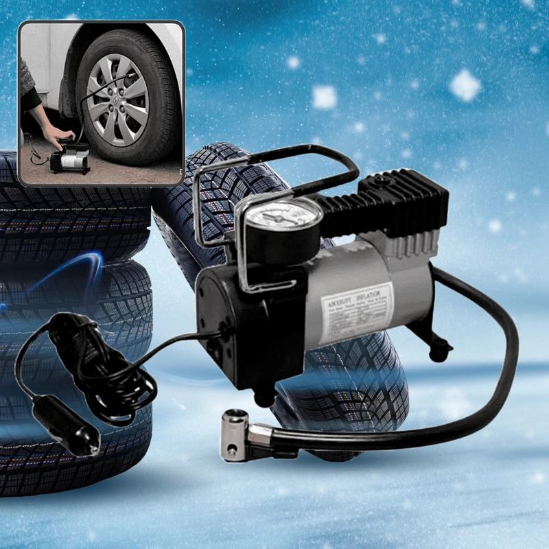 COMPRESOR AIRE 12V NEUMÁTICO MOTOCICLETA AUTOMÓVIL LAU - 2