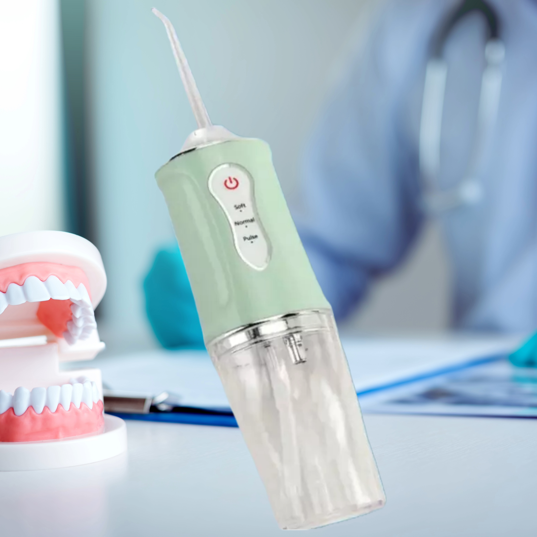 IRRIGADOR DENTAL BUCAL LIMPIEZA DIENTES HILO ULTRASONICO - 6