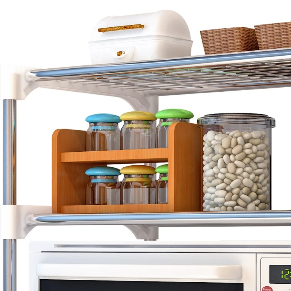 ESTANTE COCINA MICROONDAS ORGANIZADOR AJUSTABLE MULTIUSO JER - 7