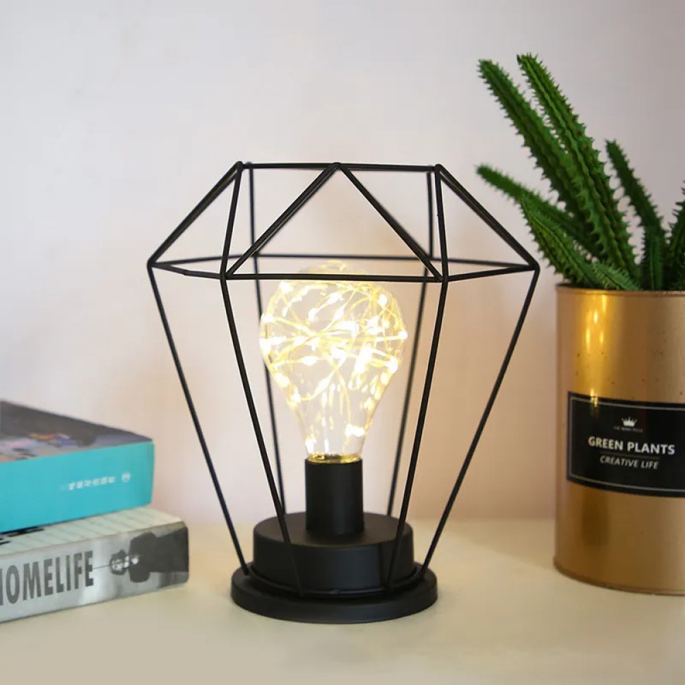 LAMPARA MESA LED BODAS FIESTAS NORDICA DECORAR LUZ JER - 1