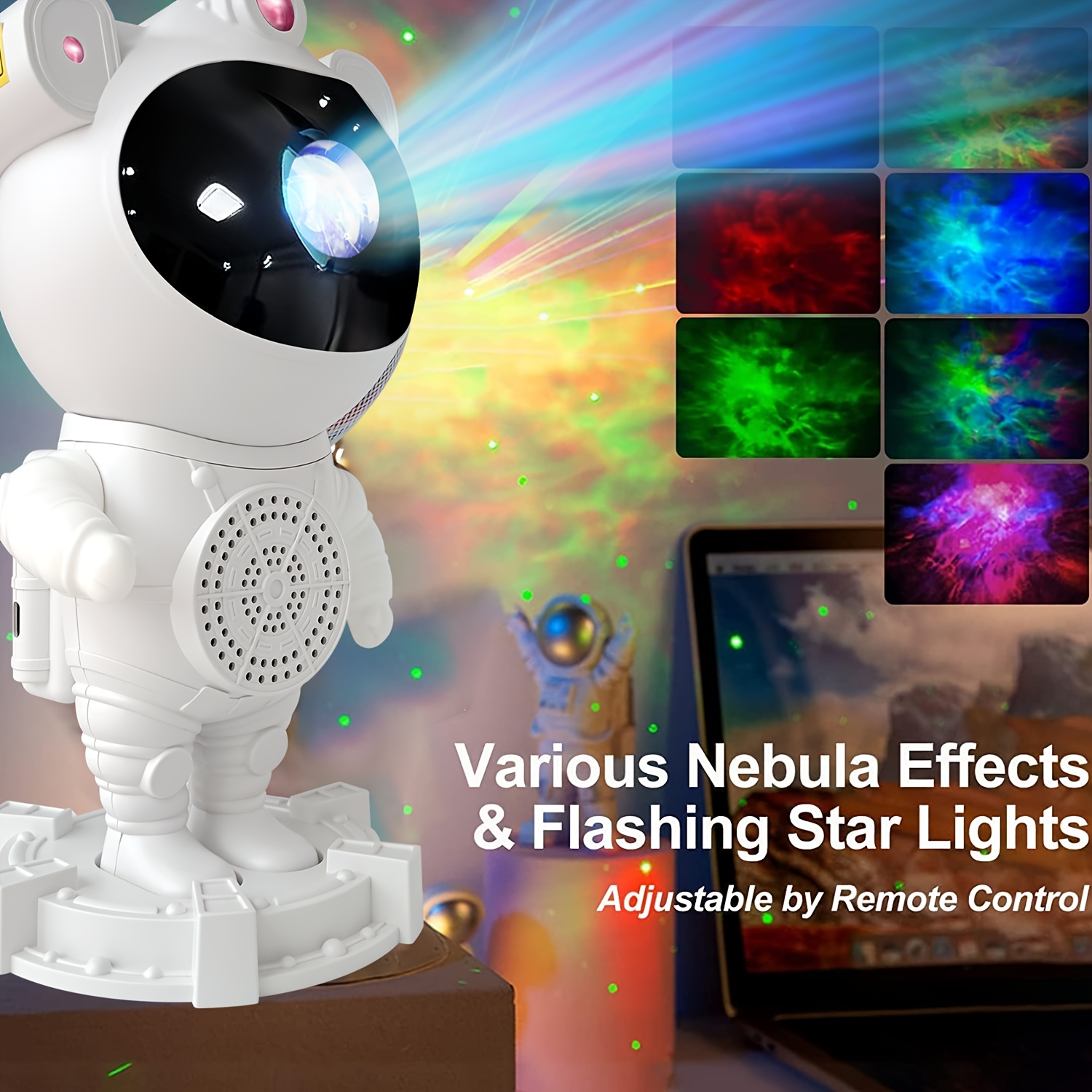 LAMPARA MESA CREATIVO ESTRELLA ASTRONAUTA ILUMINAR MESA JER - 1