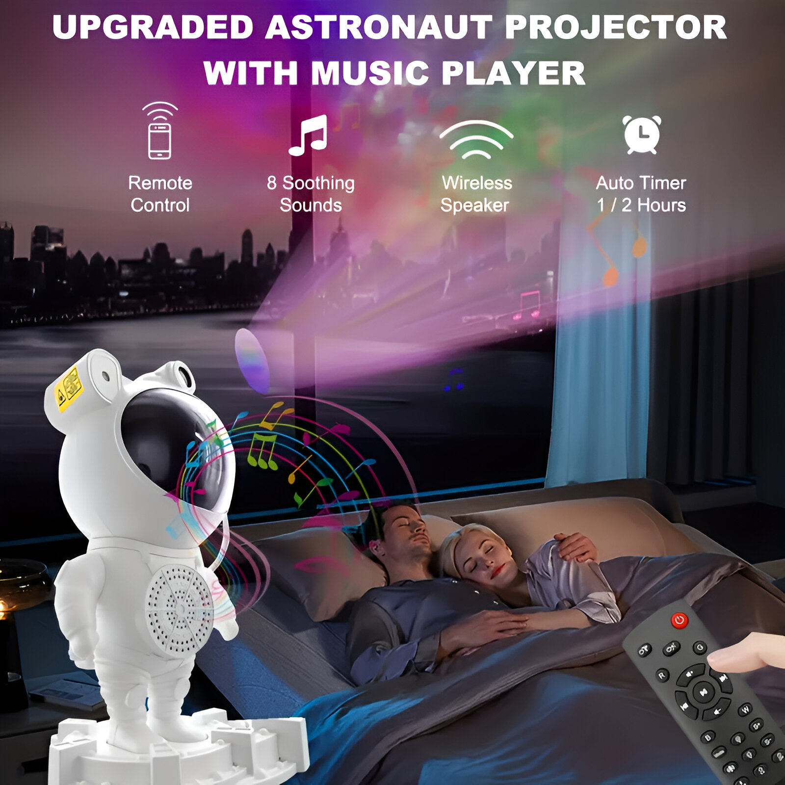 LAMPARA MESA CREATIVO ESTRELLA ASTRONAUTA ILUMINAR MESA JER - 5