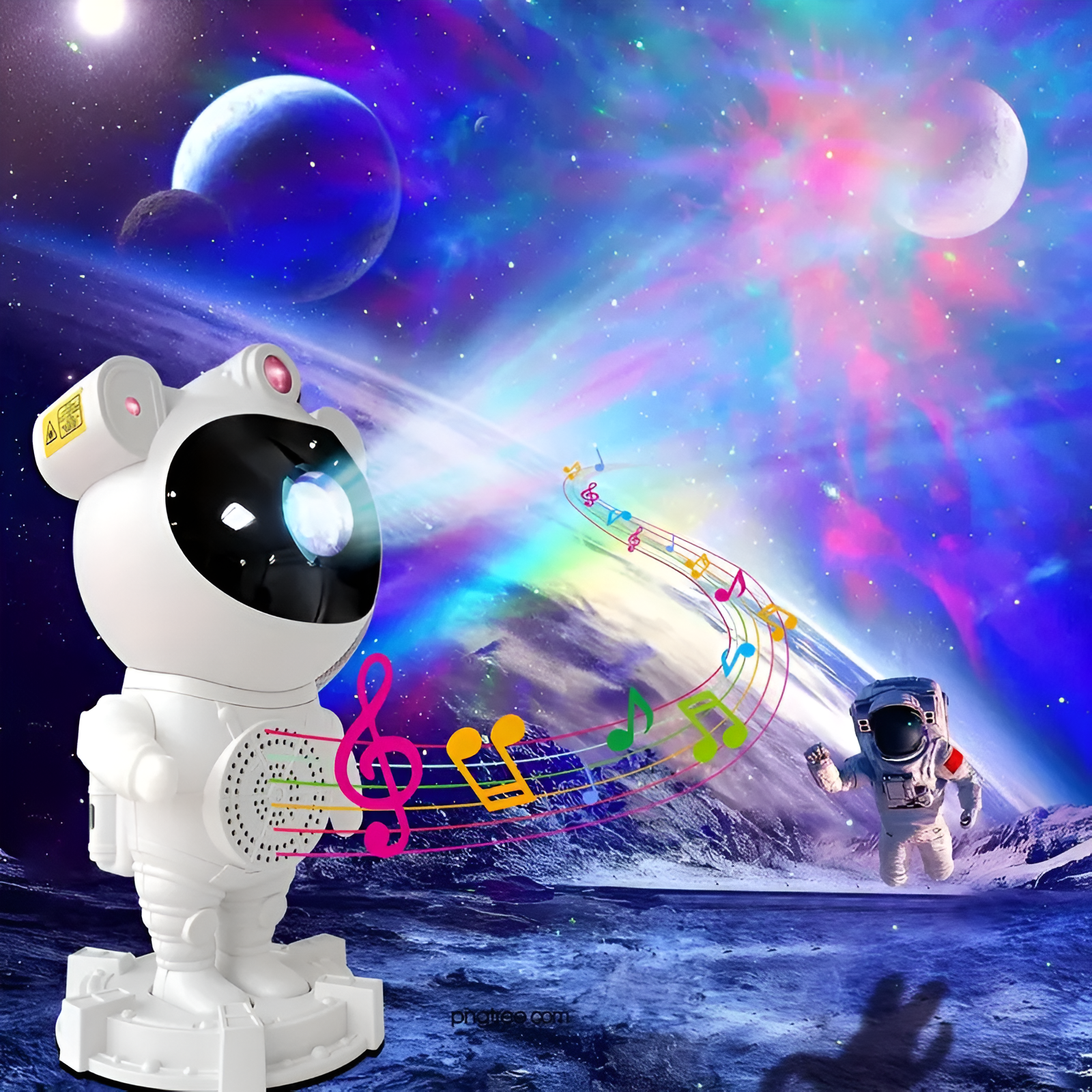 LAMPARA MESA CREATIVO ESTRELLA ASTRONAUTA ILUMINAR MESA JER - 6