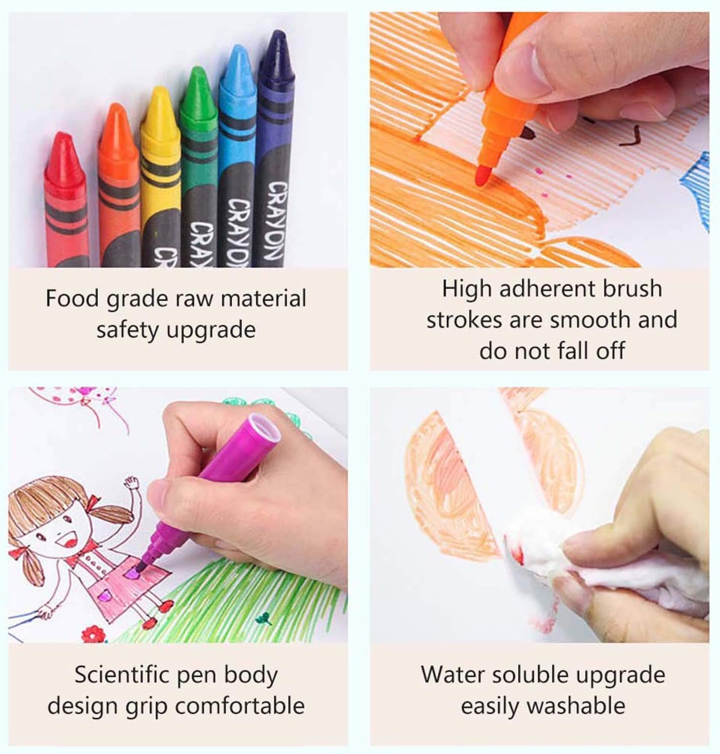 SET COLORES ARTE 180 PIEZAS IDEAL DIBUJAR CREATIVIDAD JER - 7