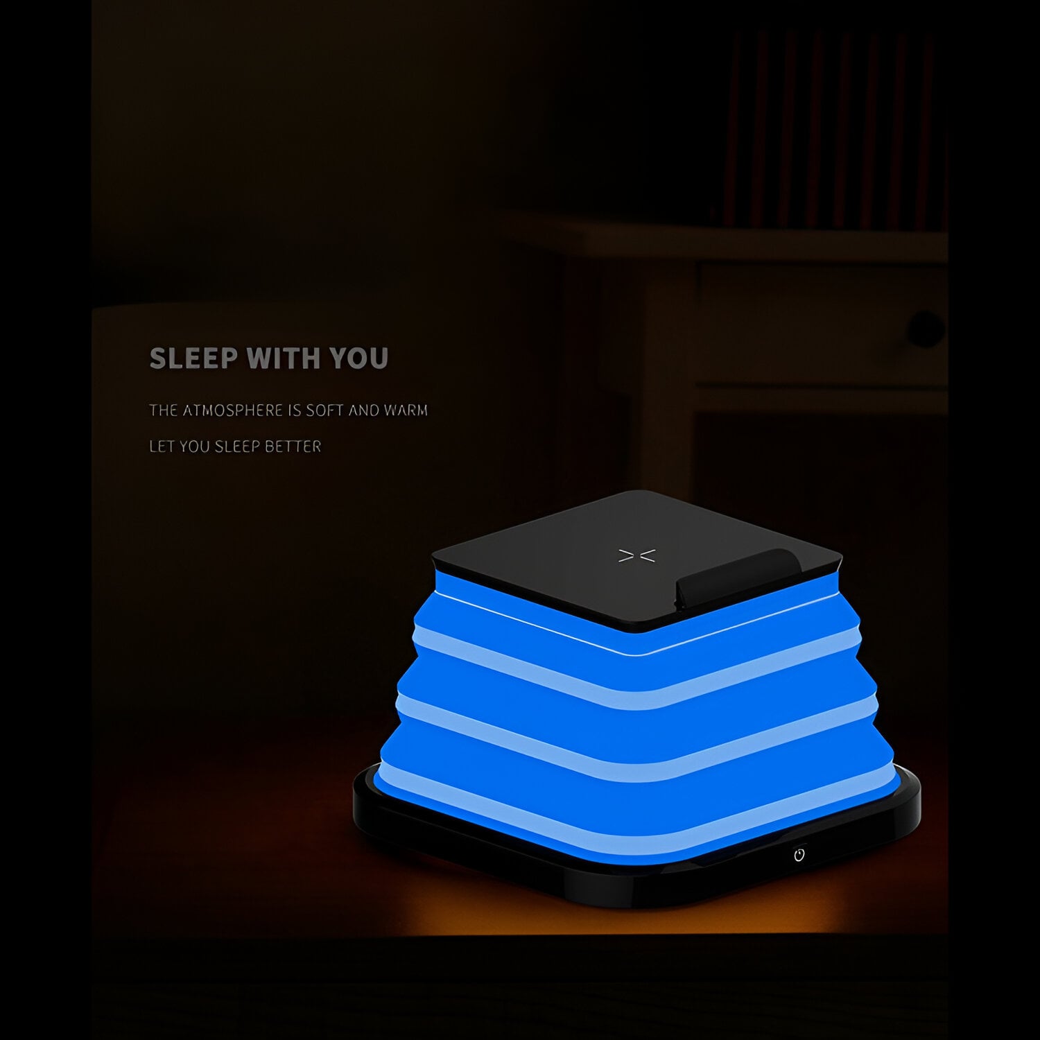 LAMPARA MESA LUZ AMBIENTE ATMOSFERA MULTIFUNCION LUZ JER - 6