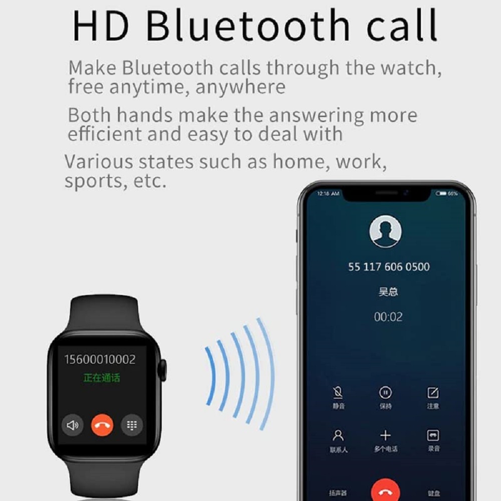 SMARTWATCH PANTALLA TÁCTIL TELEFONÍA APLICACIONES SENSOR JER - 6