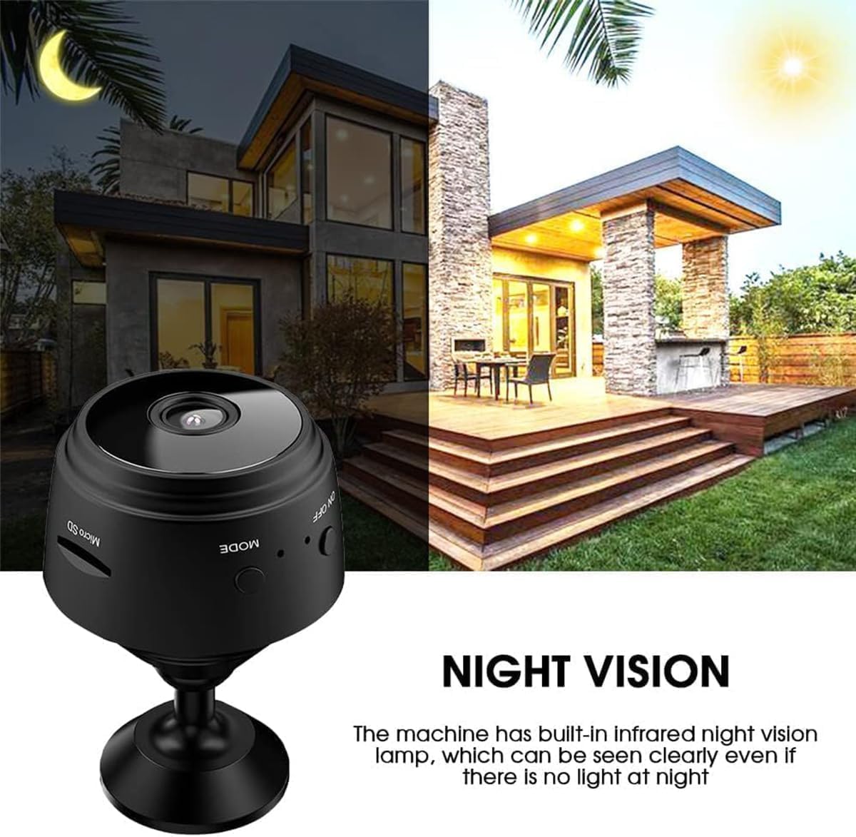CÁMARA SEGURIDAD LED DETECTOR MOVIMIENTO GRABACION JER - 6