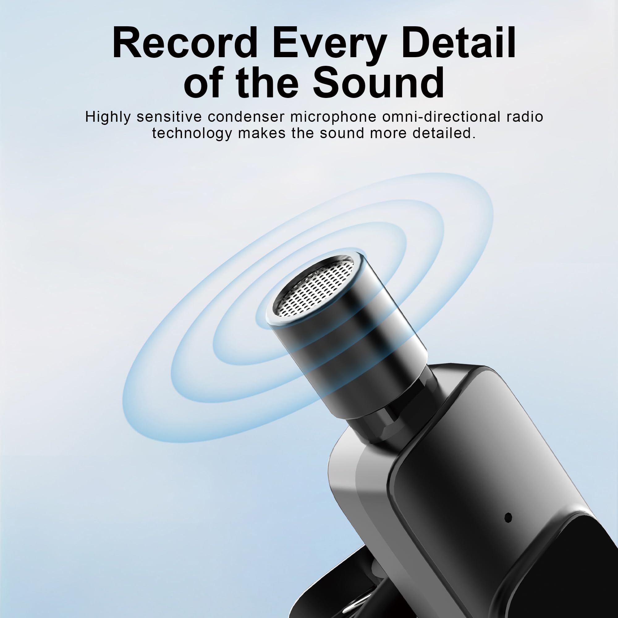MICROFONO TIPO C GRABACION AUDIO CAMARAS INALAMBRICO JER - 3