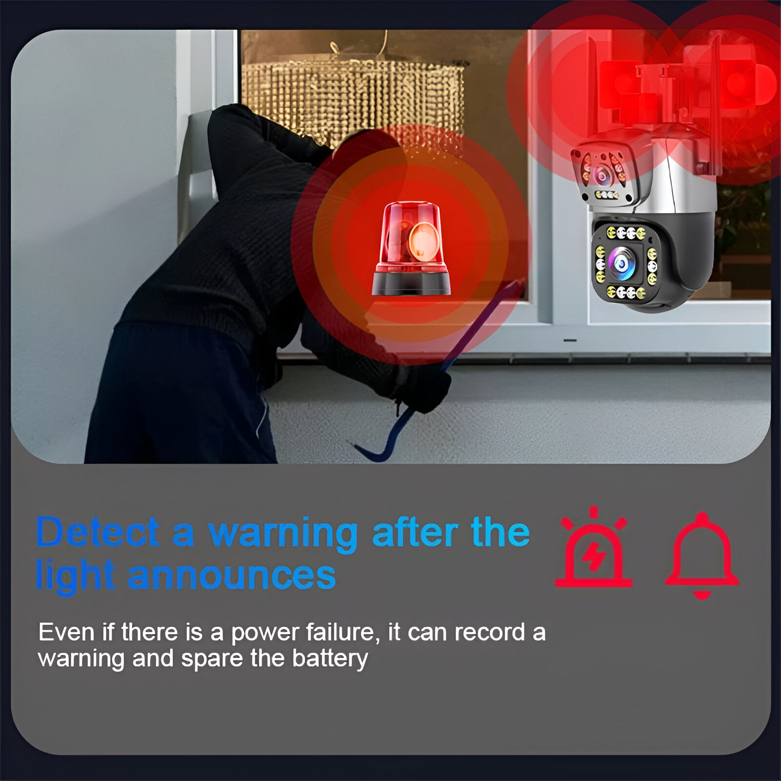 CÁMARA SEGURIDAD ANGULO VISION 360 PTZ 7 MODOS VISUAL JER - 5