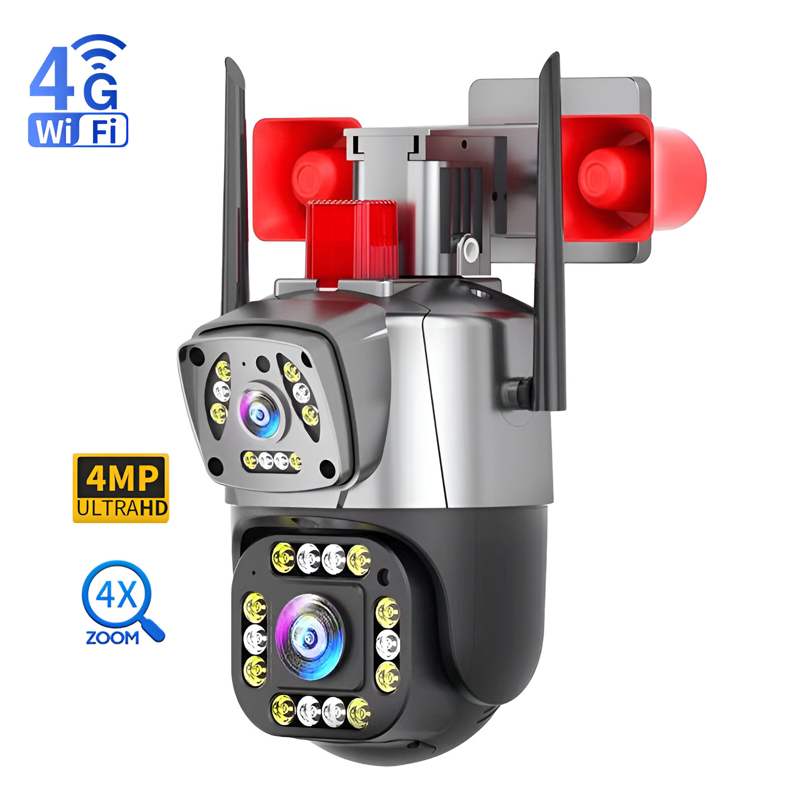 CÁMARA SEGURIDAD ANGULO VISION 360 PTZ 7 MODOS VISUAL JER - 9