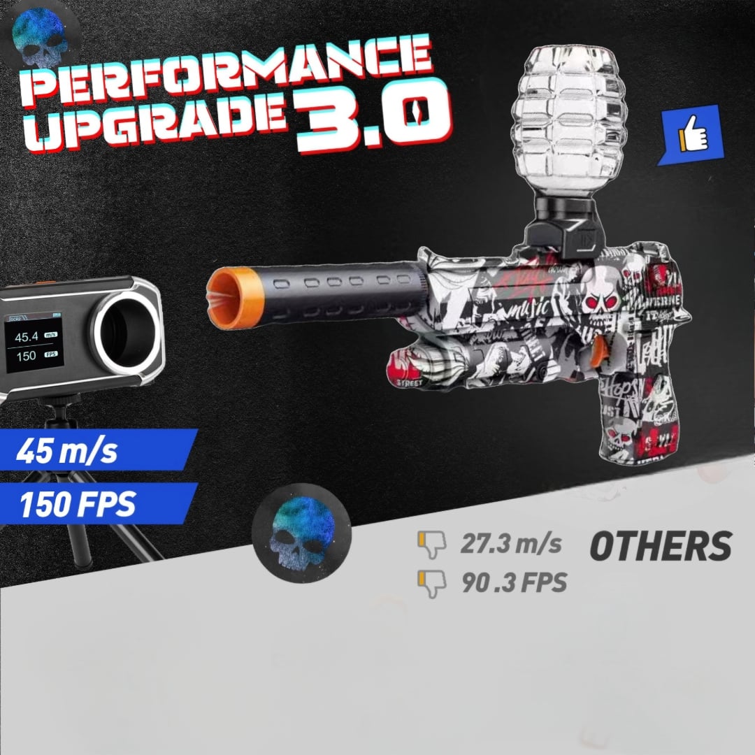 PISTOLA JUGUETE GEL LANZADOR DIVERSIÓN ENTRETER JER - 4