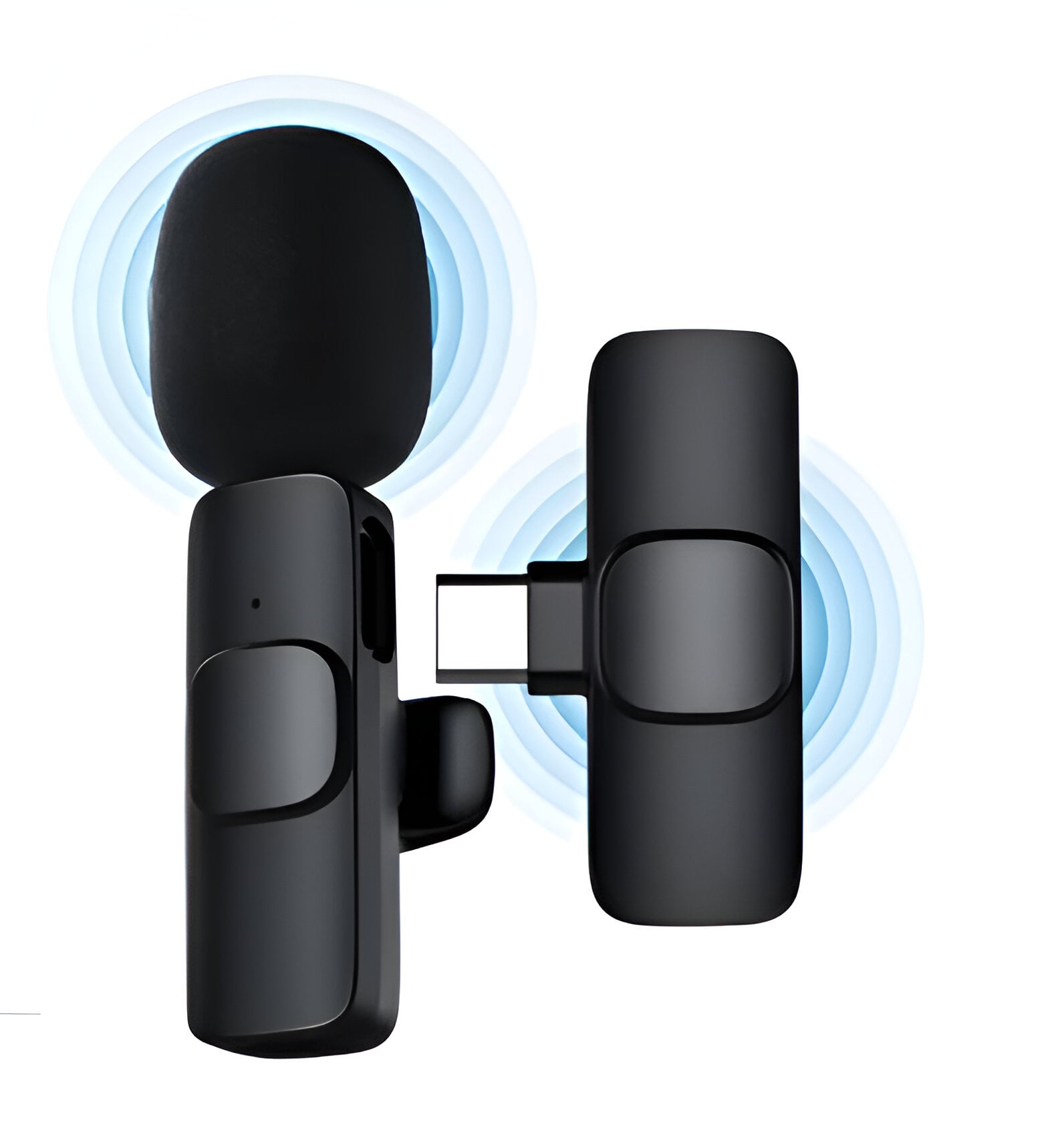 MICROFONO TIPO C PORTATIL CLIP DIGITAL GRABACION CAMARAS JER - 1