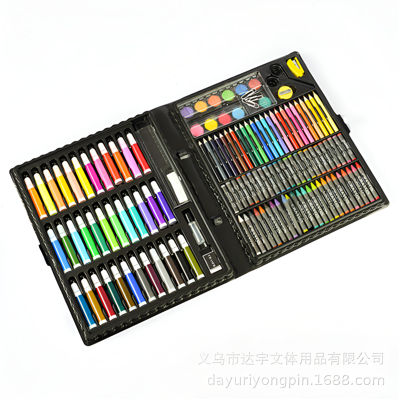 SET COLORES ARTE DIBUJO 150 PIEZAS ARTE MANUALIDAD JER - 1