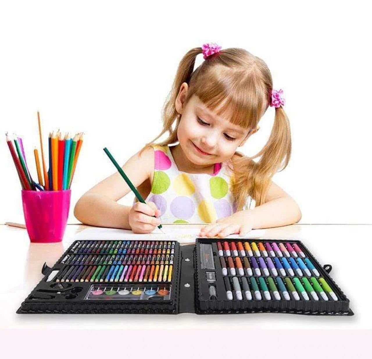 SET COLORES ARTE DIBUJO 150 PIEZAS ARTE MANUALIDAD JER - 8